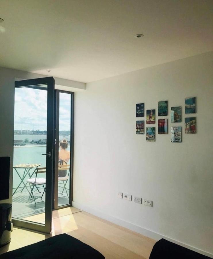 Large Double Room Overlooking The Thames London Exteriör bild